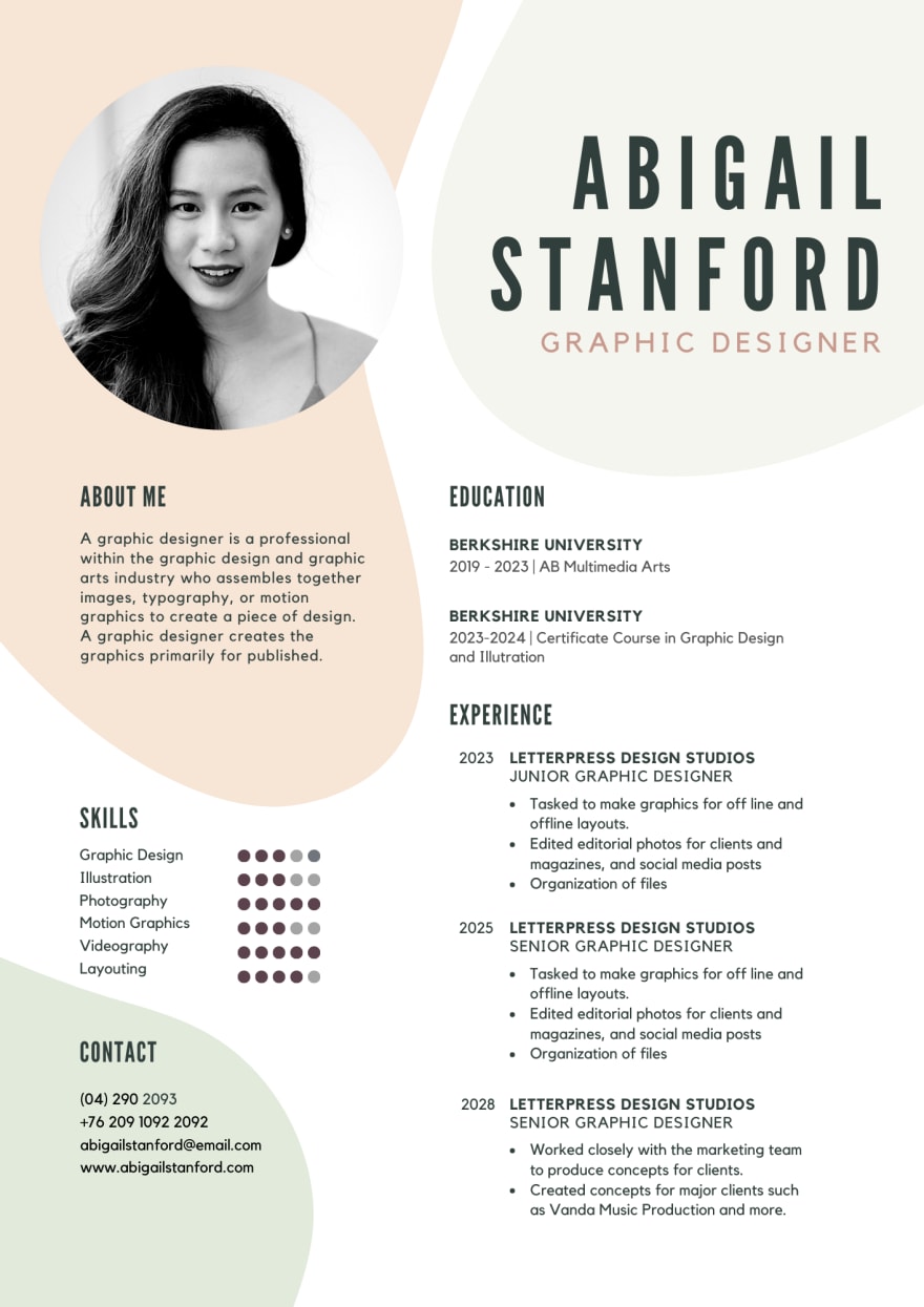 how to make an online resume