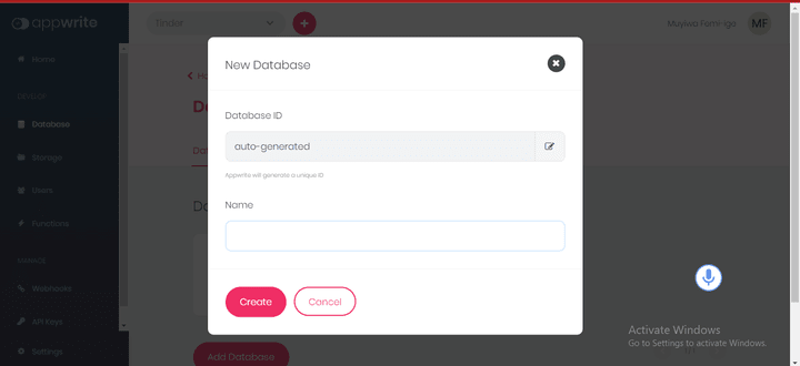 create-database 1