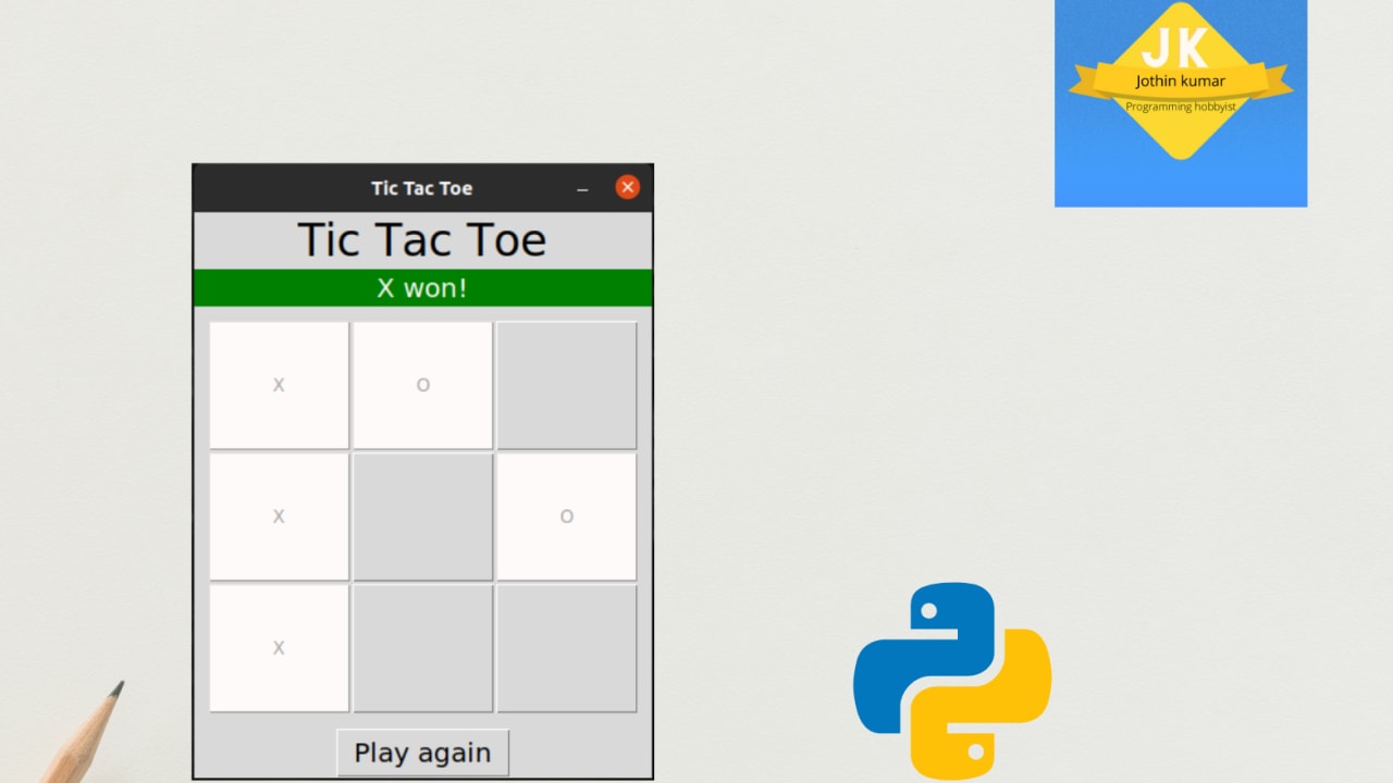 Python tic-tac-toe using tkinter - Code Review Stack Exchange