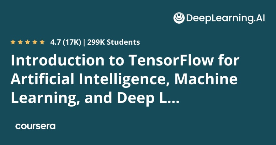 best TensorFlow certification on Coursera