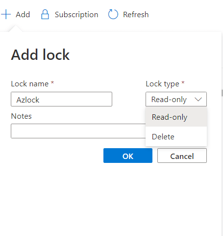 Lock type