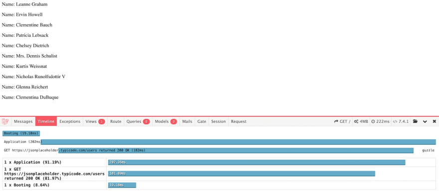 Laravel Debugbar