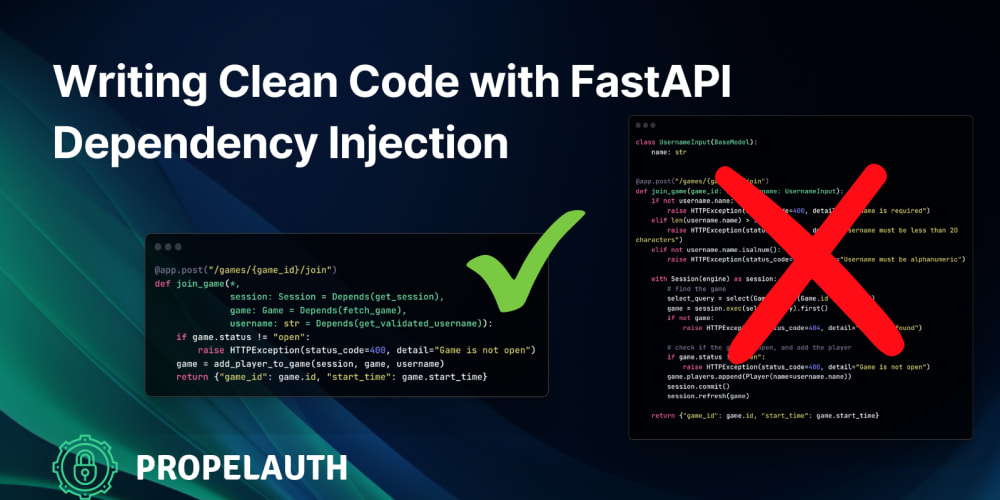 Writing Clean Code with FastAPI Dependency Injection - DEV Community