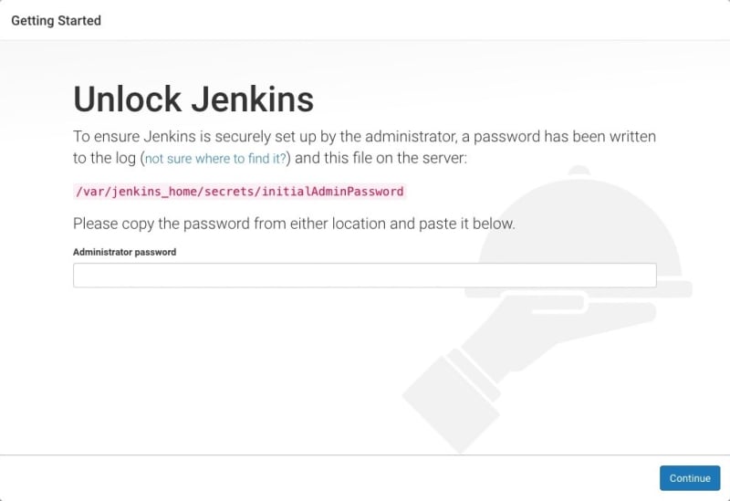 unlock jenkins