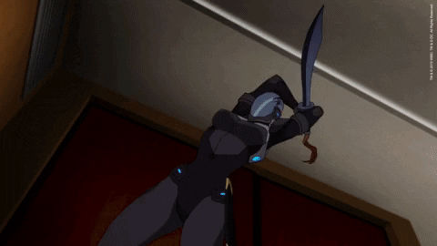 Donna Troy is fighting a robot