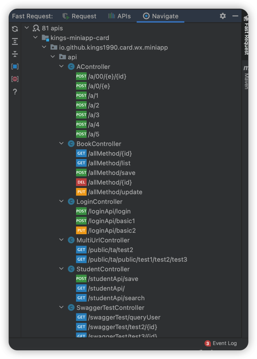 Api navigate