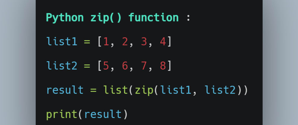 python izip vs zip