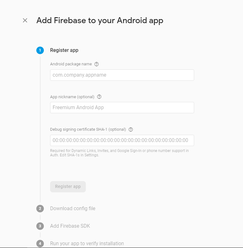 AddFirebasetoApp