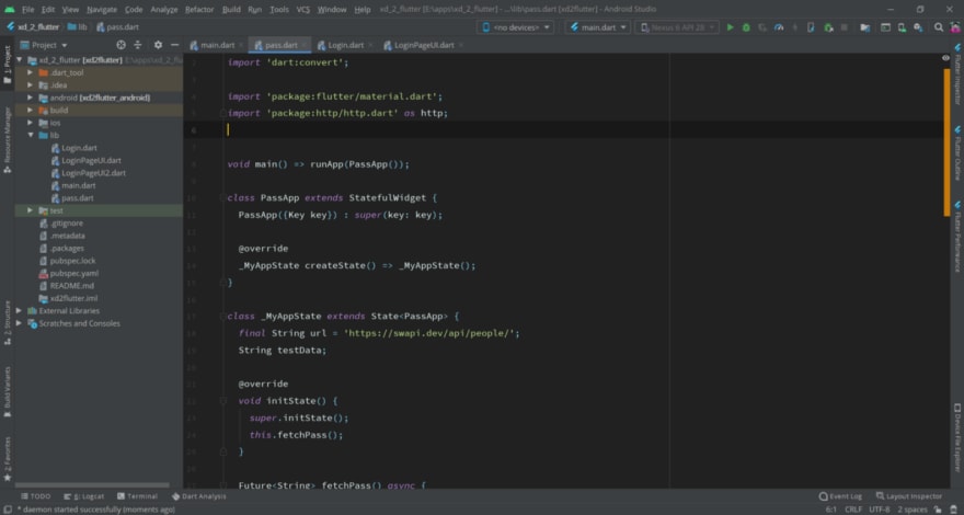 android studio theme not showing