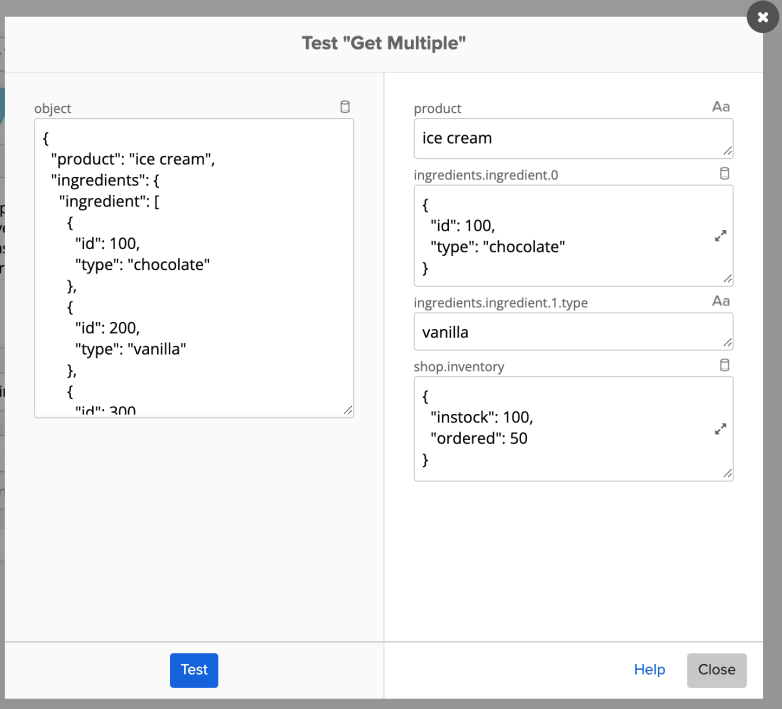 Reading multiple values with Object – Get Multiple card