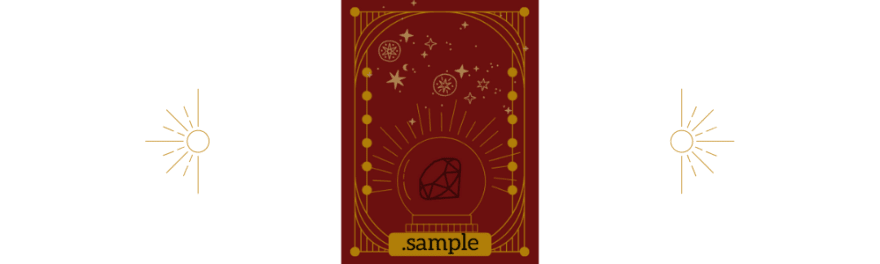 sample method card looks like tarot card