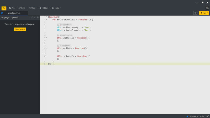 Codepad editor