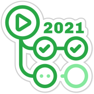 2021 GitHub Actions Hackathon Participant badge