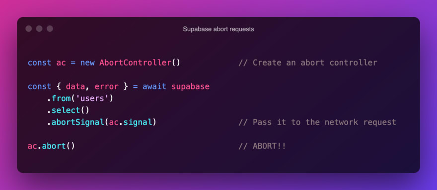 Supabase_abort_requests