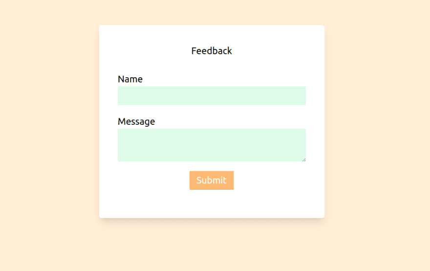 HTML form