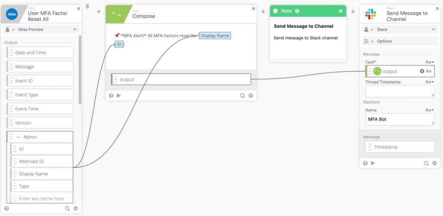 Okta Workflows automation