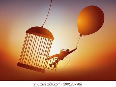 Img Credit: [https://www.shutterstock.com/image-vector/concept-escape-dream-freedom-man-leaving-1991789786](https://www.shutterstock.com/image-vector/concept-escape-dream-freedom-man-leaving-1991789786)