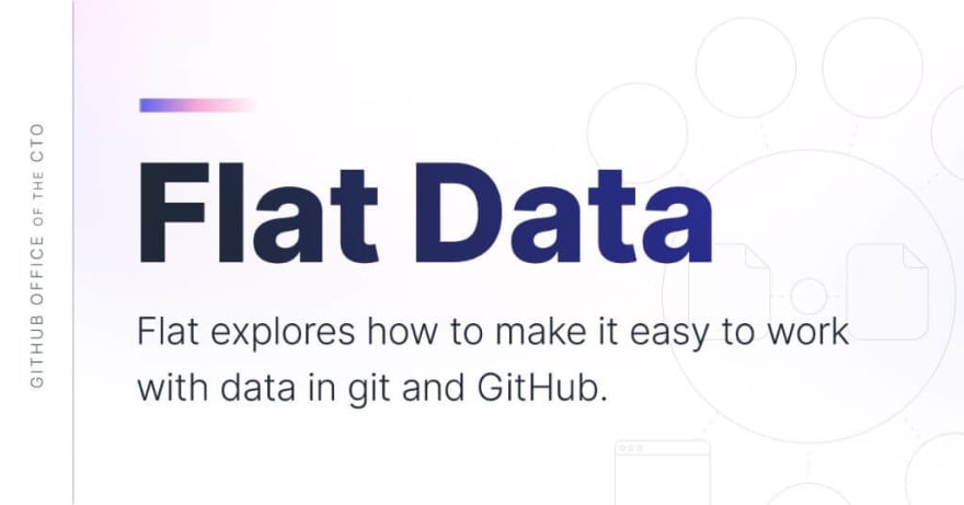 GitHub Flat Data