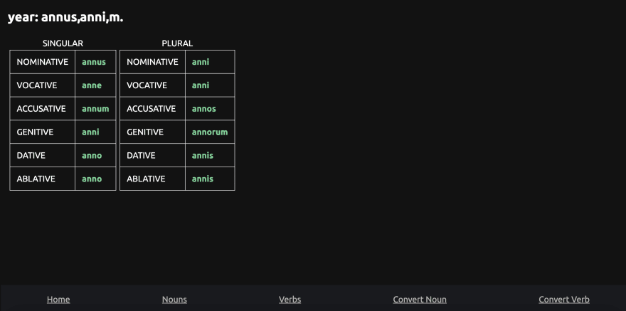 noun page