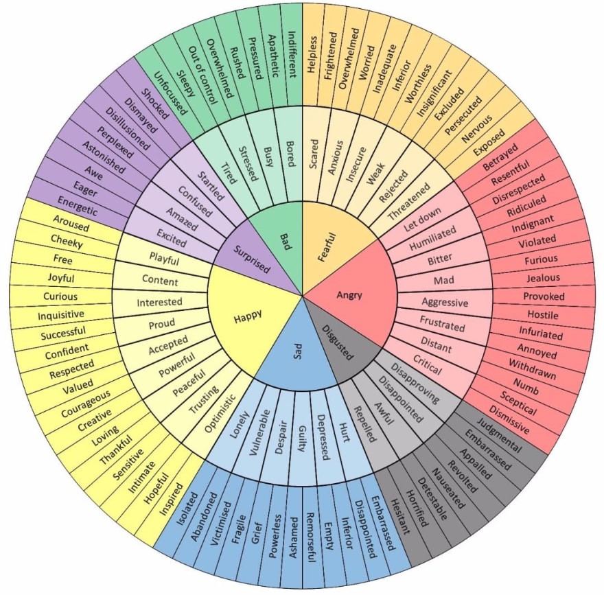 pie chart timetable