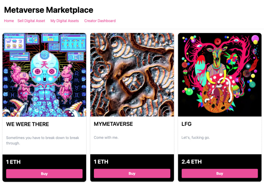 Original NFT Marketplace