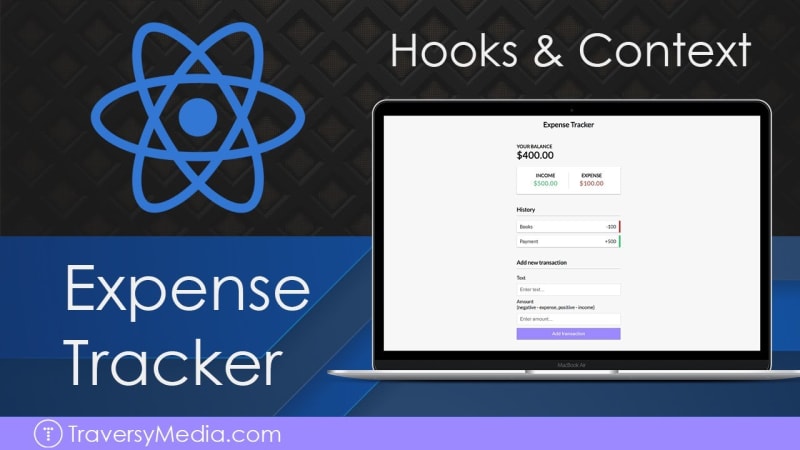 React project for beginners Build an Expense Tracker | React Hooks &amp; Context API - YouTube