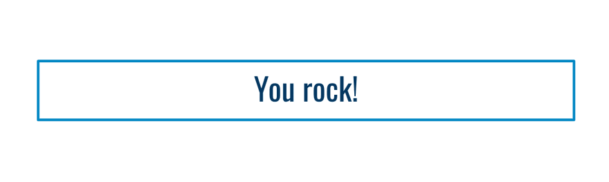 You rock! poster