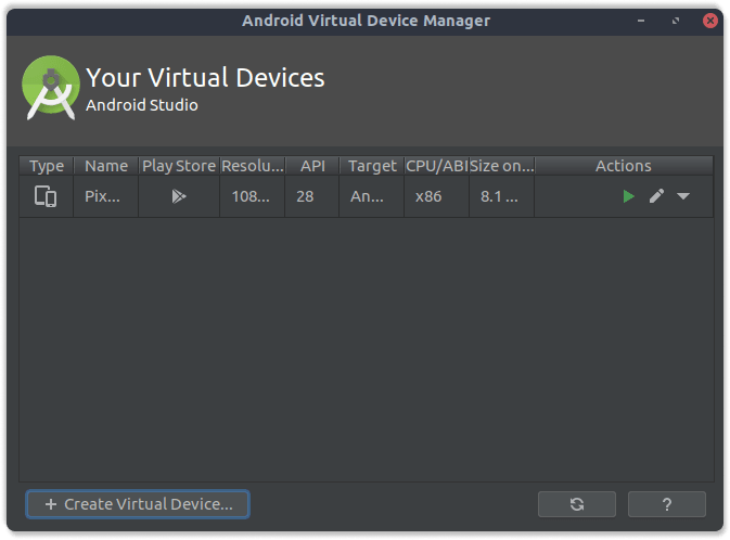 ubuntu android studio emulator not starting ubuntu android studio emulator not starting