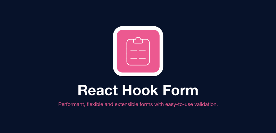 React Hook Form Logo - React hook custom hook for form validation