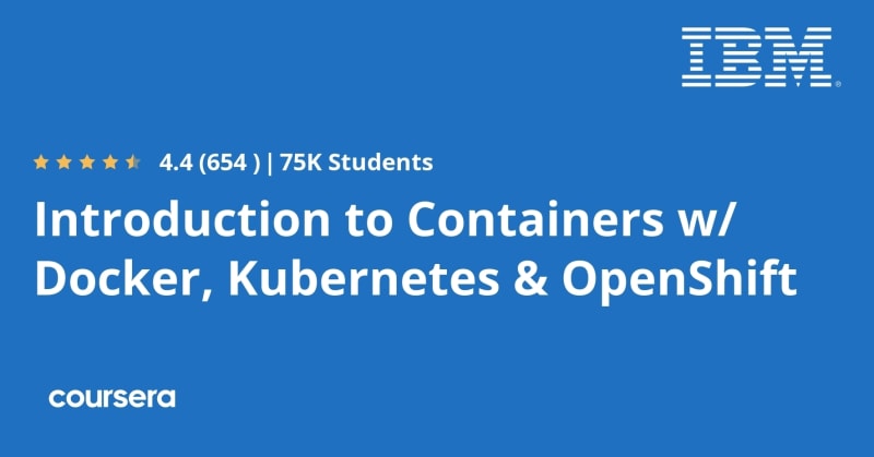 best Docker and Kubernetes course on Coursera