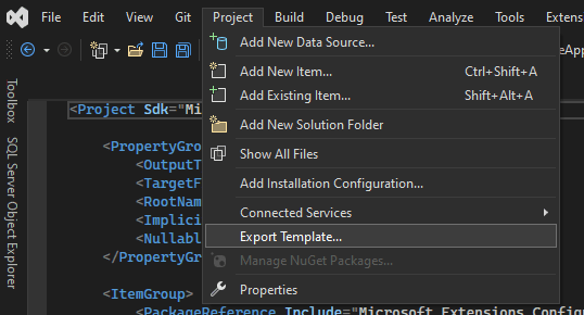 How To Create A Project Template For Visual Studio DEV Community