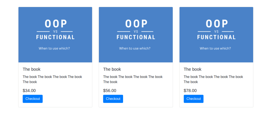 Product detail page