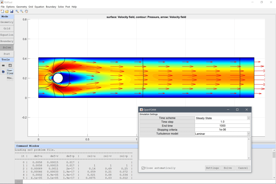 easy-matlab-cfd-simulation-tutorial-flow-around-a-cylinder-dev-community