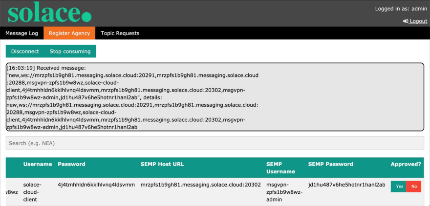 SEMP API call