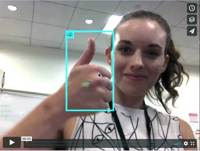 Thumbs Up Object Detection Video