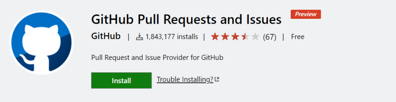 GitHub Pull Requests and Issues in the VS Code Marketplace