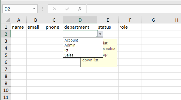 Laravel Excel Export with Dropdown Columns - DEV Community