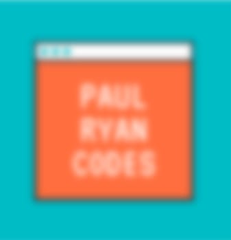 Paul Ryan Blurred Codes Logo