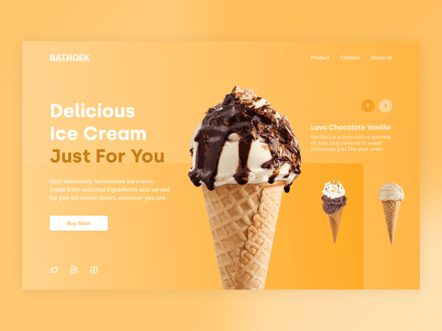 by [Fauzan Ardhiansyah](https://dribbble.com/shots/17829907-BATHOEK-Hero-Section)