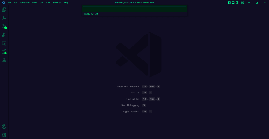 Picture shows an emulator list