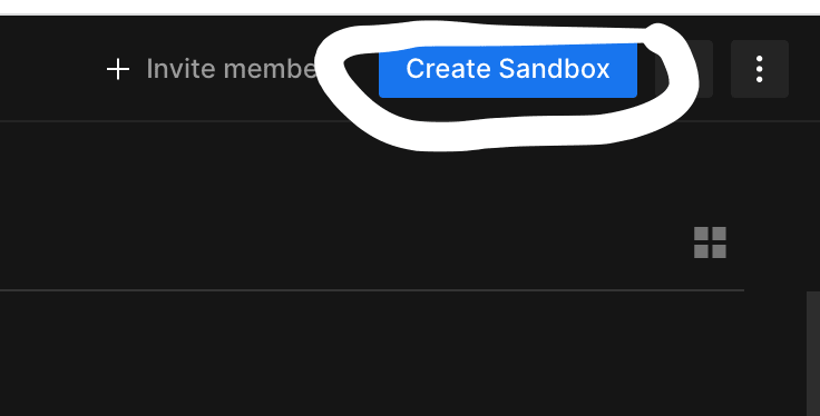 blue sandbox button