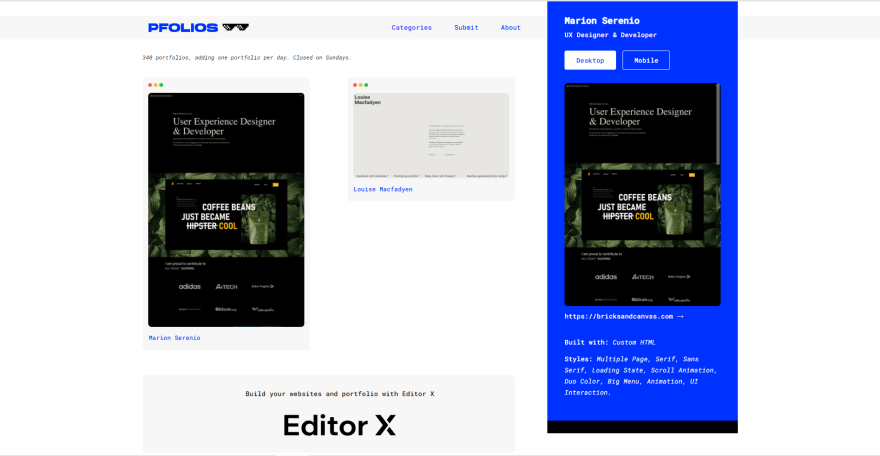 Pfolios