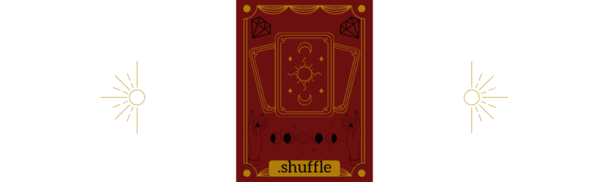 shuffle method card looks like tarot card
