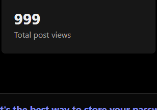 999 views!