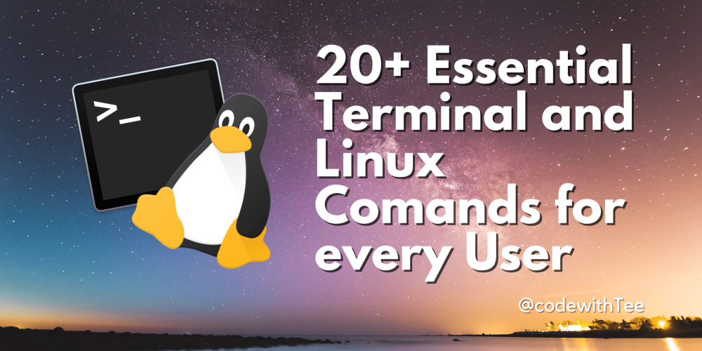 20+ Essential Terminal and Linux Commands for every User DEV Community