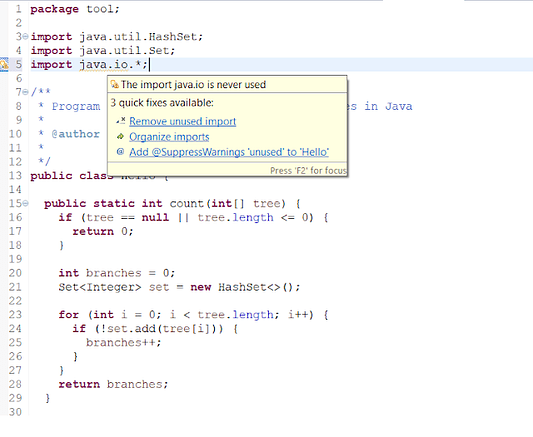 Eclipse shortcuts to remove unused importst