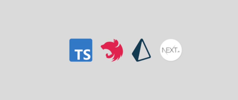 Cover image for Nest and Next JS configured together for full stack applications.