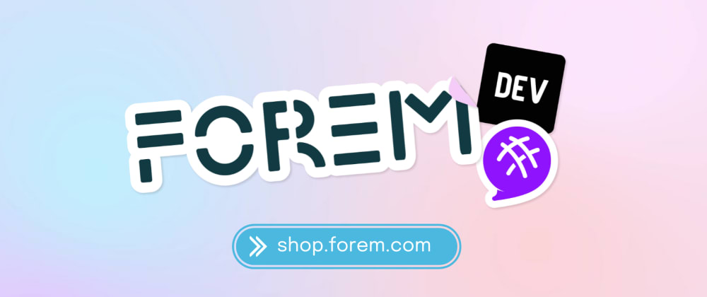 Cover Image for Introducing the Forem Shop! New Merch, Giveaways, and More.