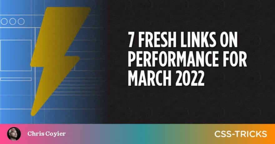 7 Fresh Links on Performance