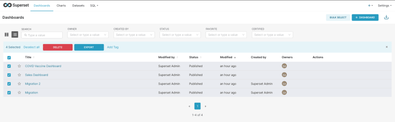 Migrate Superset to Elestio